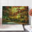 Ambesonne Scenery Cutting Board Large Size Autmn Leaf Tree Forest Orange Yellow