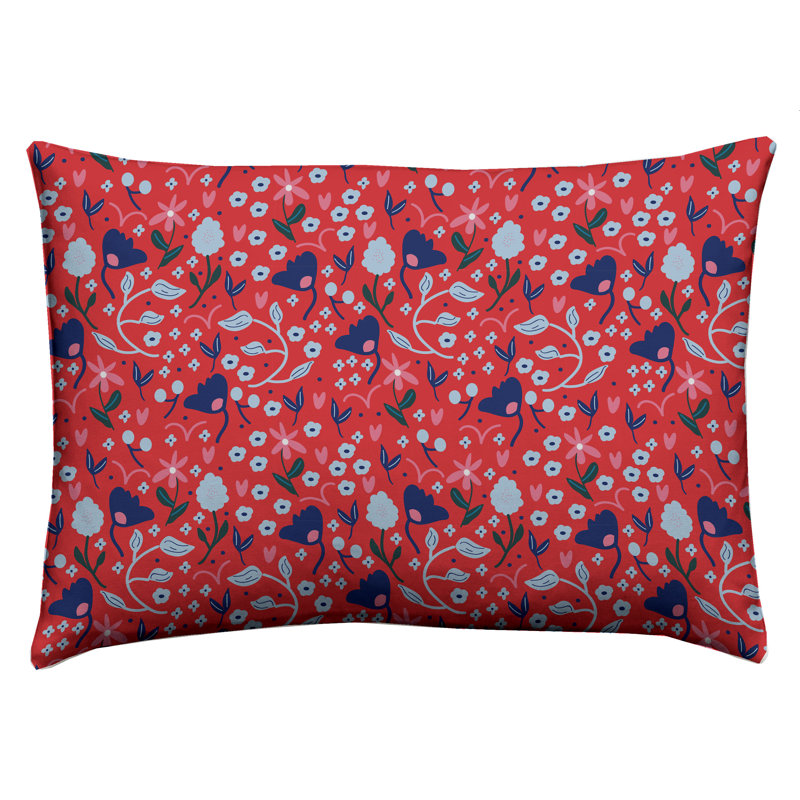 Aganlane Floral Rectangular Cushion