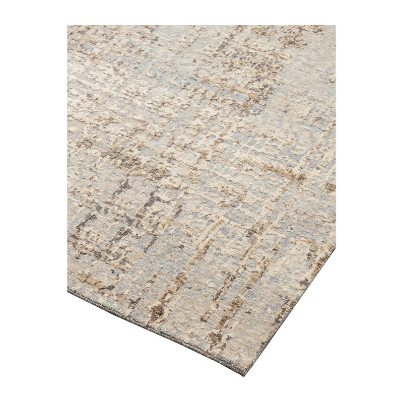 Wool Abstract Area Rug, Rectangle 10' x 14'