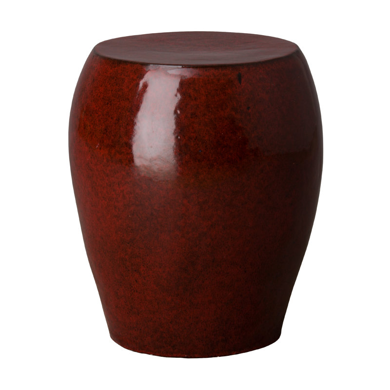 Tabouret de jardin Ceramic, Tropical Red