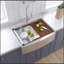 Évier de cuisine en acier inoxydable Farmhouse