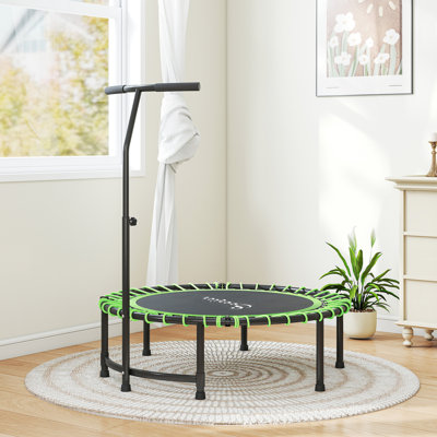 45" Mini Trampoline, Foldable Fitness Exercise Rebounder