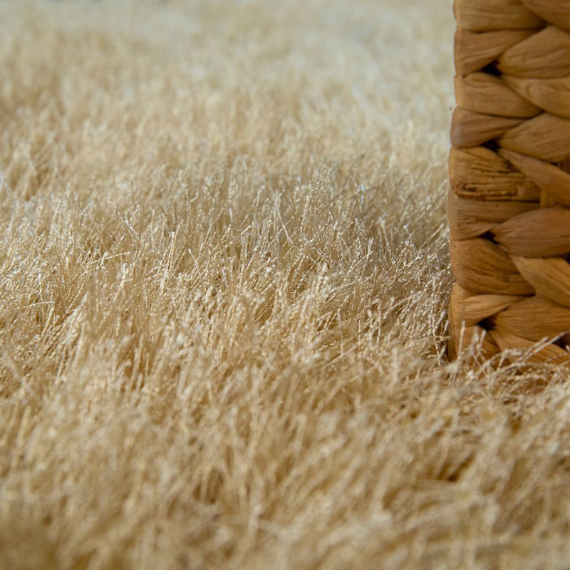 Bardfield Solid Colour Shag Area Rug, Rectangular 240 x 340cm