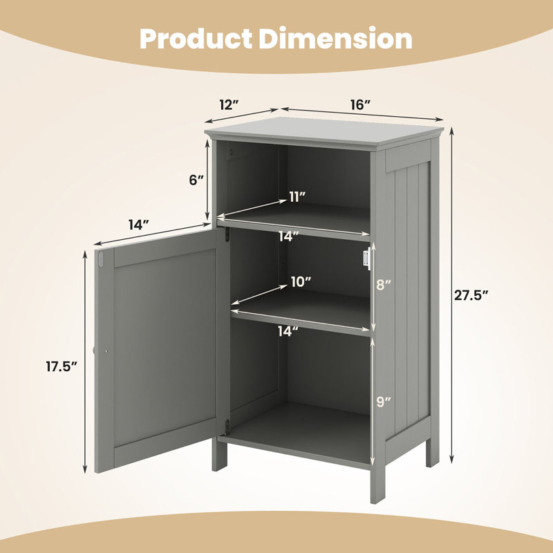 Armoire de salle de bain Mitia, Gris
