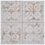 Carrelage mural en porcelaine d'aspect métal 13 po x 13 po Antigua Lis-74875409