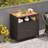 Latitude Run® Patio Storage Cabinet With Acacia Wood Countertop Open Shelf 2 Door Cabinet-1910907803