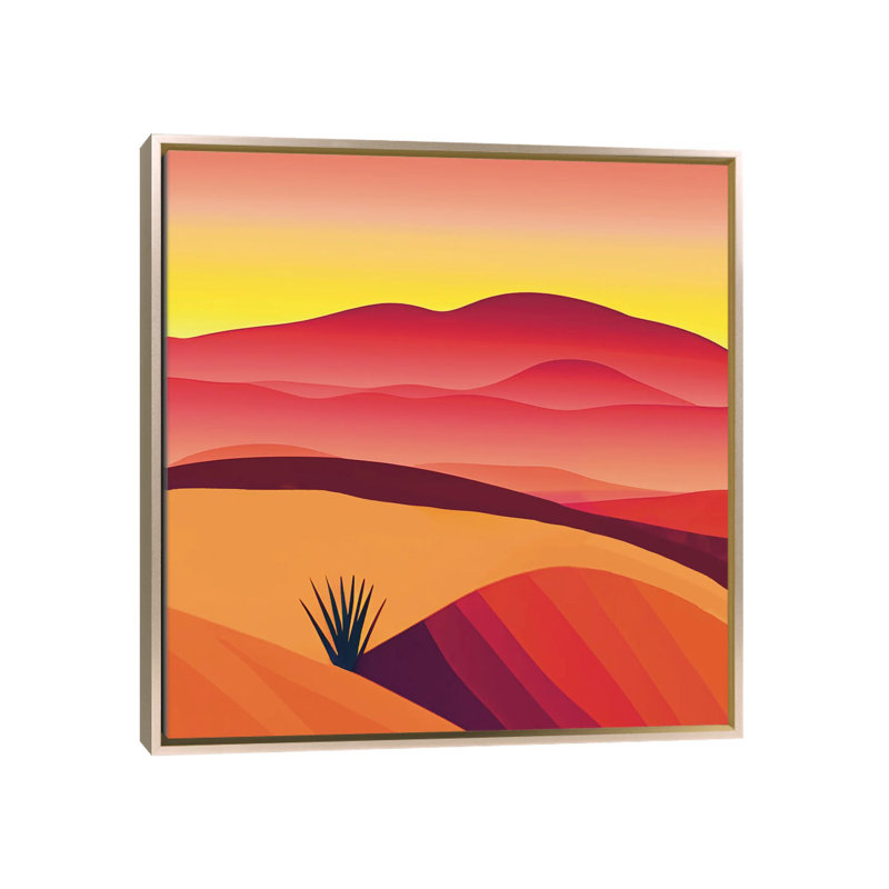 Téquila Sands_1PC6, Champagne flottant encadré, H 18 po x l 18 po