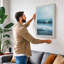 Waves at Dusk Coastal - Wrapped Canvas-1145369927-1145369931