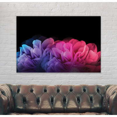 Colourful Flowers - Wrapped Canvas Print