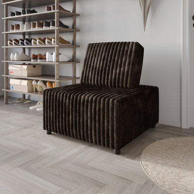 Chair In Brown Velvet