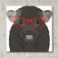 Art mural en verre acrylique Rat-733453559