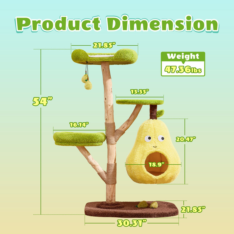 134.6cm H Cat Tree