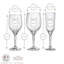 Florian Stemware - Clear