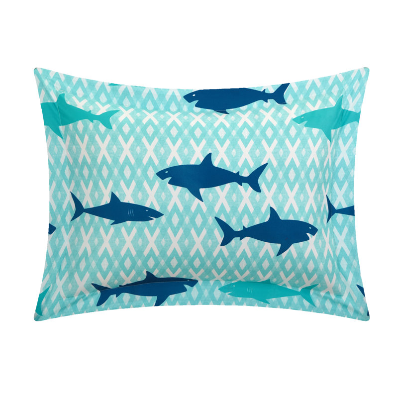 Ensemble d’confort réversible shark Nisbet, Édredon simple + 4 pièces supplémentaires