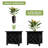  Lattice Planter Box 2-Pack, Black-367224043