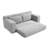 Convertible 2 Grey , Memory Foam, Steel Frame, Corduroy, No Assembly, Perfect For High-Traffic Guest Rooms Corduroy , Design, Suitable Small Living Spaces