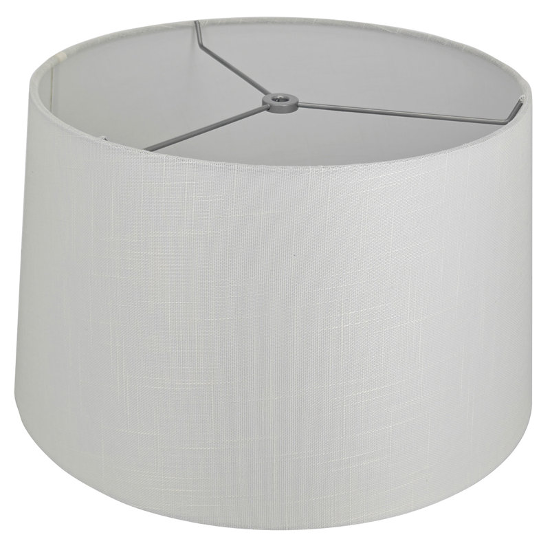 Abat-jour empire en lin 9 po H, Gris