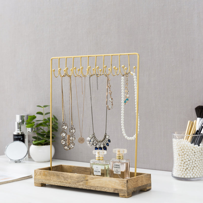 20-Hooks Display with Tray Jewellery Stand