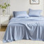 Édredon bleu très grand - édredon floral, édredon pour lit simple 14 po, bleu, 2 taies d'oreiller, lavable à la machine