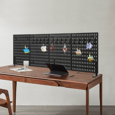 Panneaux de séparation de bureau, séparateur de bureau, panneau perforé d'organisation de table