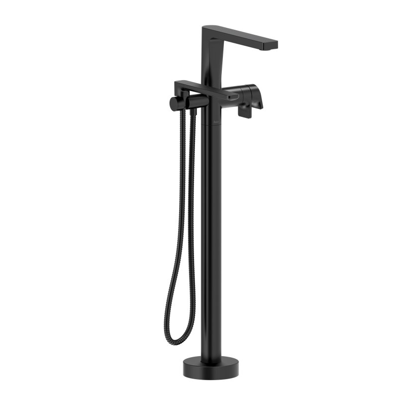 Garniture de robinet de baignoire thermostatique Ode, Noir
