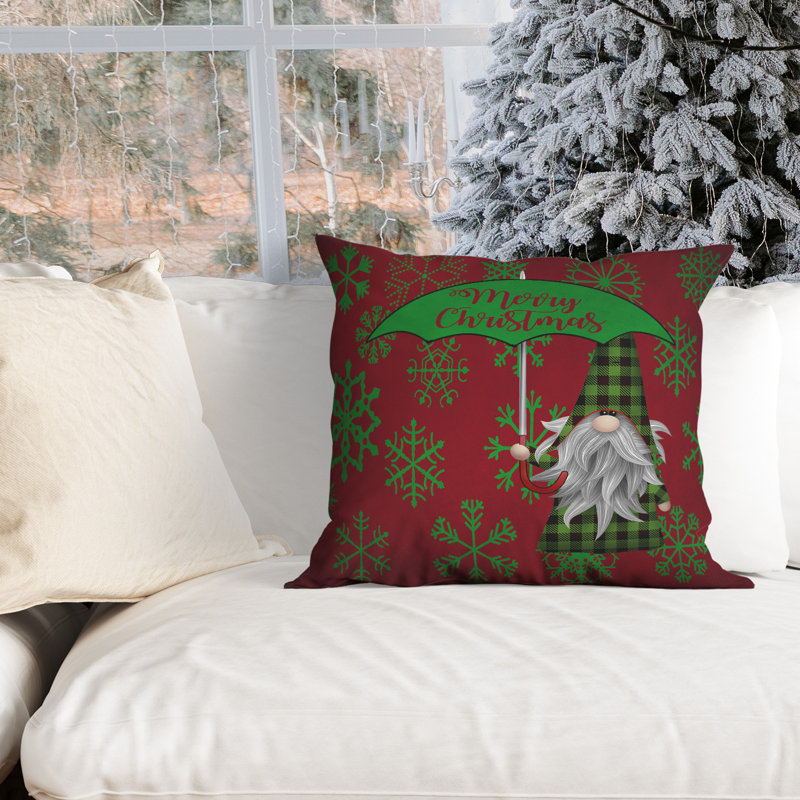 Outdoor Reversible Throw Pillow, 18" x 18"
