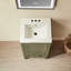 Meuble-lavabo simple autoportant de 18 po avec plateau entièrement assemblé