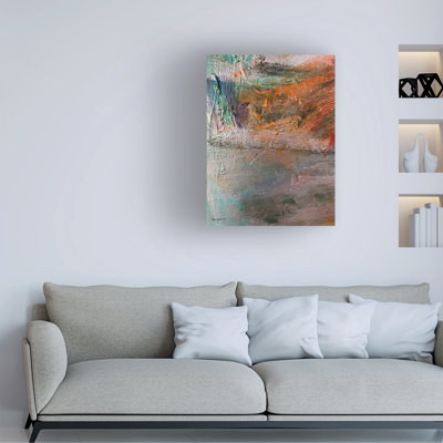 Art mural sur toile tendue - "Geode humaine XVII" Dorothy Fagan pour décoration de salon, de chambre à coucher ou de bureau - 35 x 47