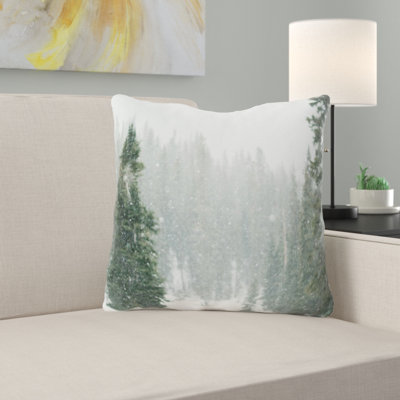 Snow Throw Pillow