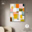 "Pixel Patchwork I", impression sur toile par Art Remedy, cadre argenté, 36 x 45-1759602146-1759602152