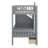 Transformable Twin-Over-Twin Bunk Bed With Adjustable Desk, Converting Lower Bunk Into A Functional Work Area-114346275