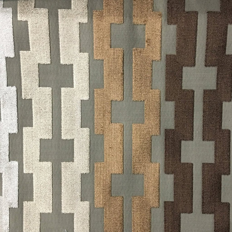 Revêtement en velours à motif géométrique Bardot-Piccadilly, Douce-amère