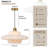 Mid Century Pendant Lamp Gold Nordic