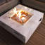 Trinidad Deluxe Rattan 8 Seat Modular Sofa Set with GRC Firepit in Dove Grey
