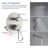 Circular Wall Mounted with Rough-In Valve-74877370
