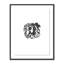 Gray Golden Imprint Print by Anne Mersmann-48618196-48618198