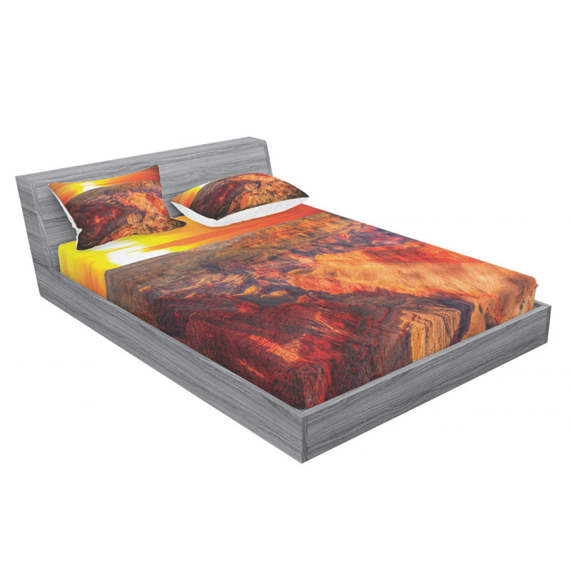 Microfiber Sheet Set, Full Sheet Set with Fitted Sheet