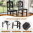 3-Piece Dining Table Set Wooden Square Kitchen Table for 2 People-552500941