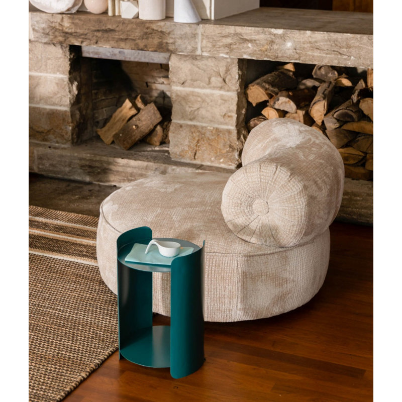 Tilbury Lounge Chair, Natural Beige Polyester
