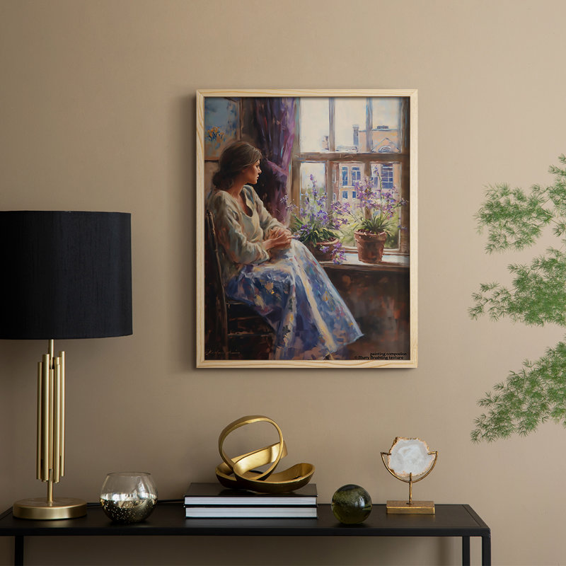 Reproduction encadrée WOMEN Series CCCCXXII - bois massif, H 30 po x l 24 po