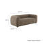 Causeuse en tissu Liana-101323743