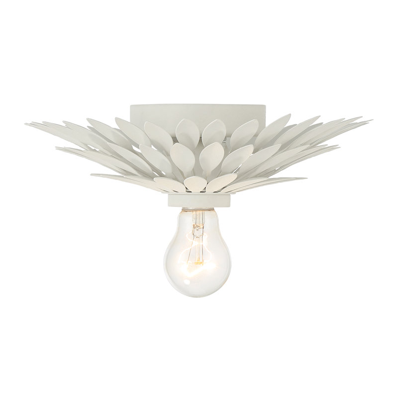 Dassel 1 Light Matte White Flush Mount