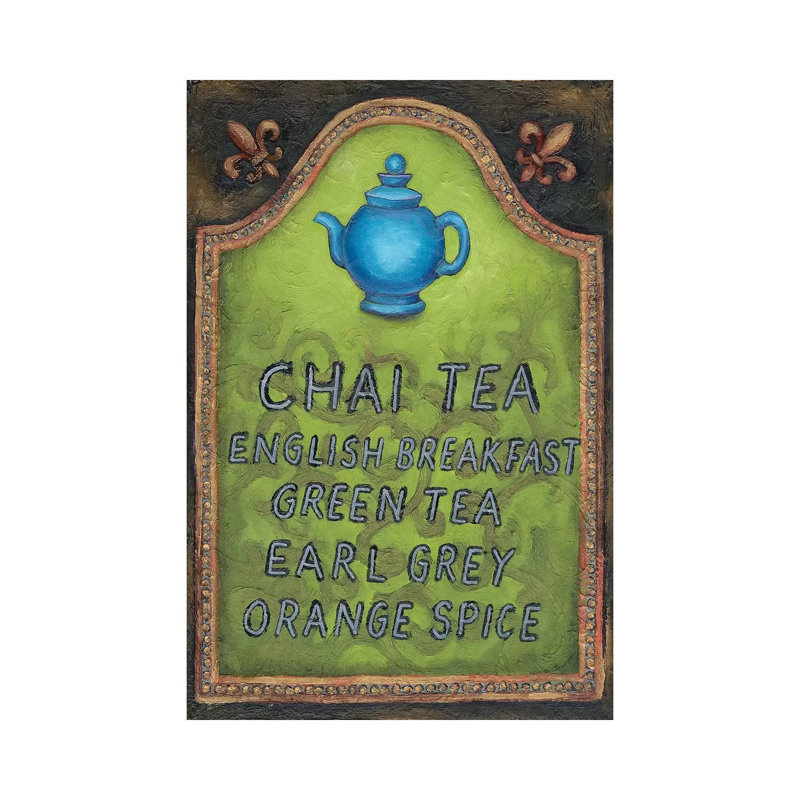 Tea by Will Rafuse - Wrapped Canvas Gallery-Wrapped Canvas Giclée, 20.32 cm H x 30.48 cm W