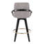 Tabouret de comptoir à hauteur fixe avec pivot-94906630-94906626