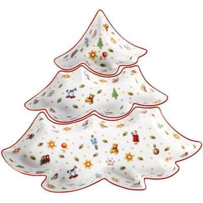 Ensemble de bols à trempette Villeroy & Boch Toy's Delight, en forme d'arbre