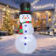 Bonhomme de neige gonflable de Noël 4 pi avec lumières DEL GOOSH-88744667