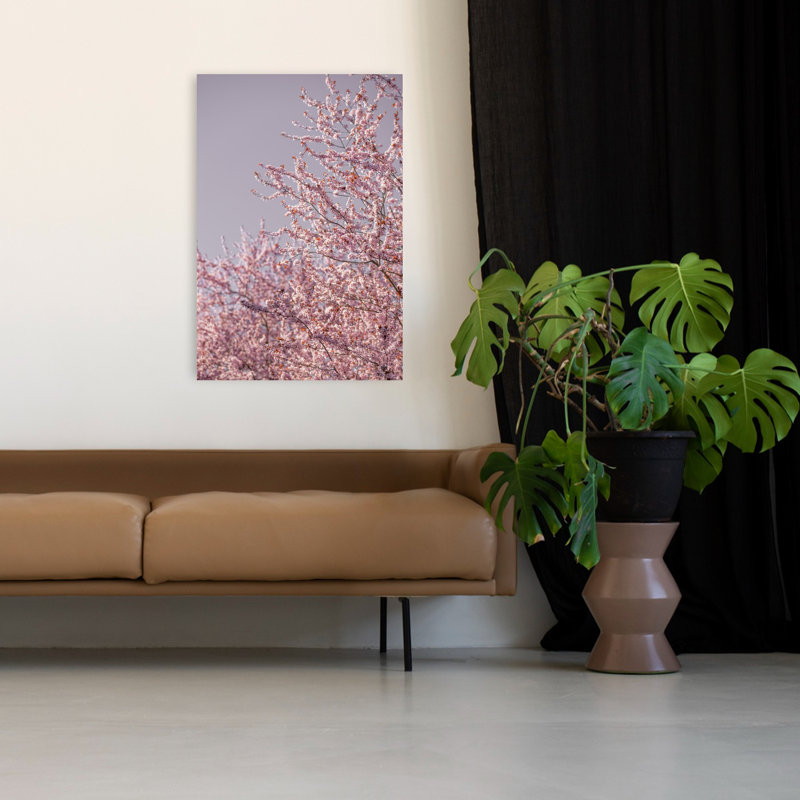 Fleurs de cerisier rose, 48" H x 32" W