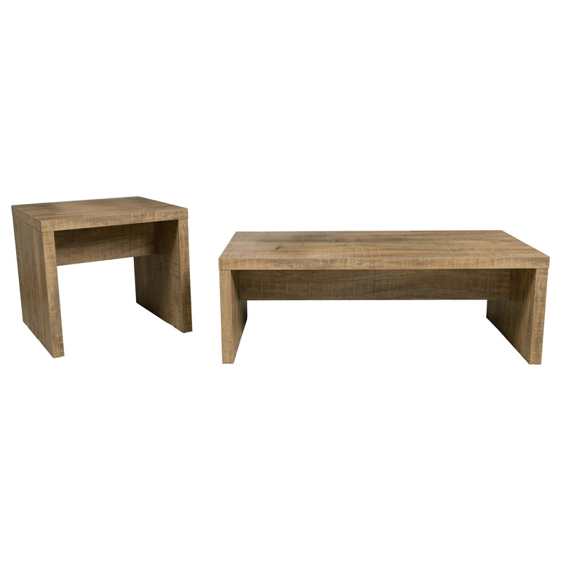 Brianna Mango 2-Piece Rectangular Coffee And End Table Set (Only Including Table)