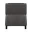 Fauteuil inclinable à dossier poussoir de style transitionnel avec fauteuil à mouvement 1 pièce-2140096446