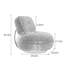 Chaise de loisir simple en chenille.-1506685469